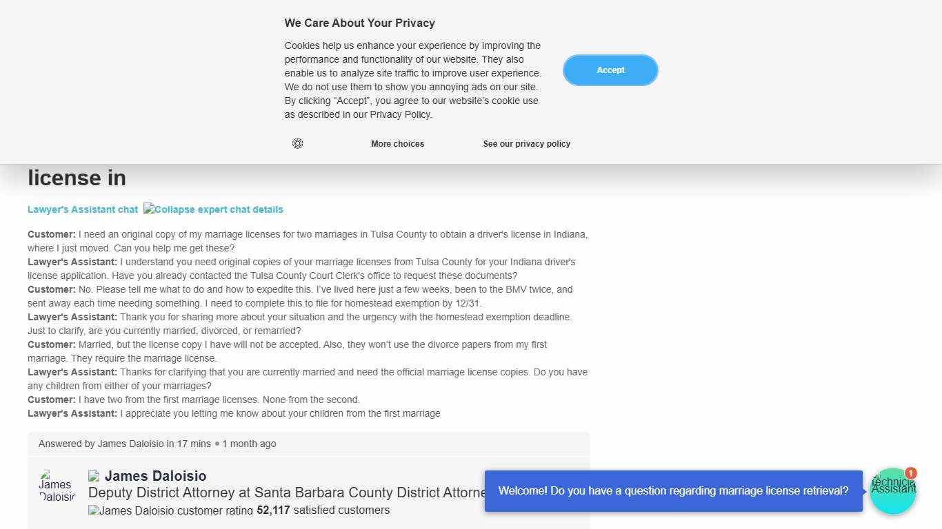 Get Original Marriage Licenses from Tulsa County - Help Guide